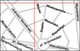 mapa dojazdu