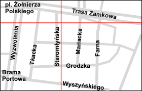mapa dojazdu